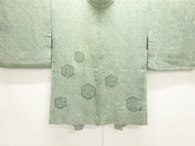 【彦兵衛mini】素材祭り！アンティーク錦紗・正絹黒留袖〜唐獅子柄〜0917-9 JT-013 刺繍の鶴と波文 黒留袖レンタル カークお母様衣裳 by